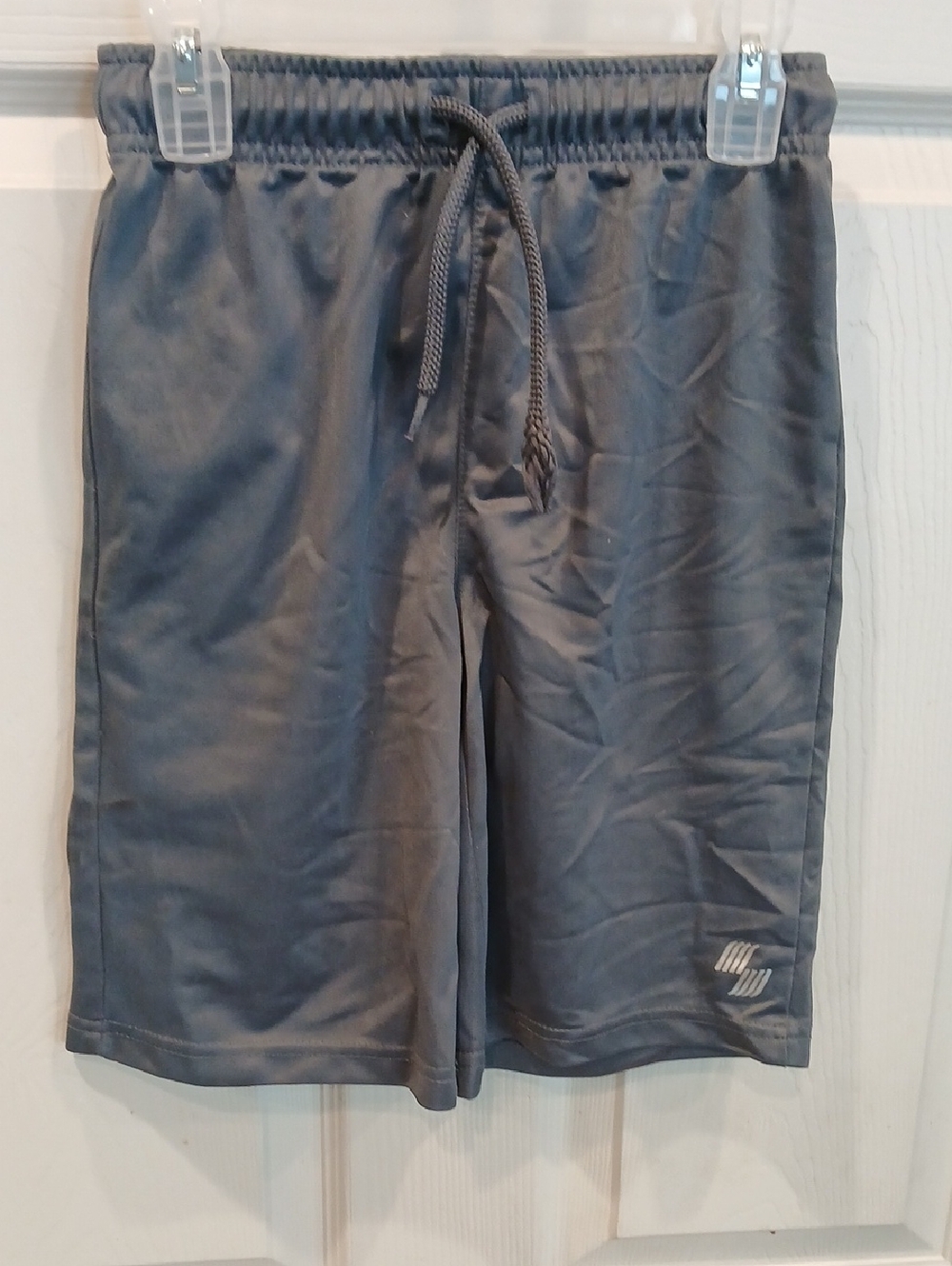 Place Sport Boy's Gray Elastic Waist Athletic Shorts